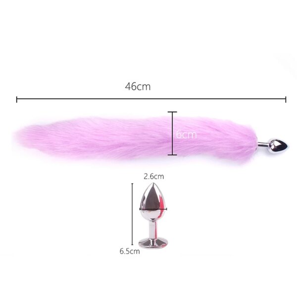 Plug anal queue de renard sexy pour femmes, plug anal en métal, jouets sexuels cosplay, jeux sexuels pour couples, gode flirtant, produits pour adultes de 18 ans et plus – Image 3