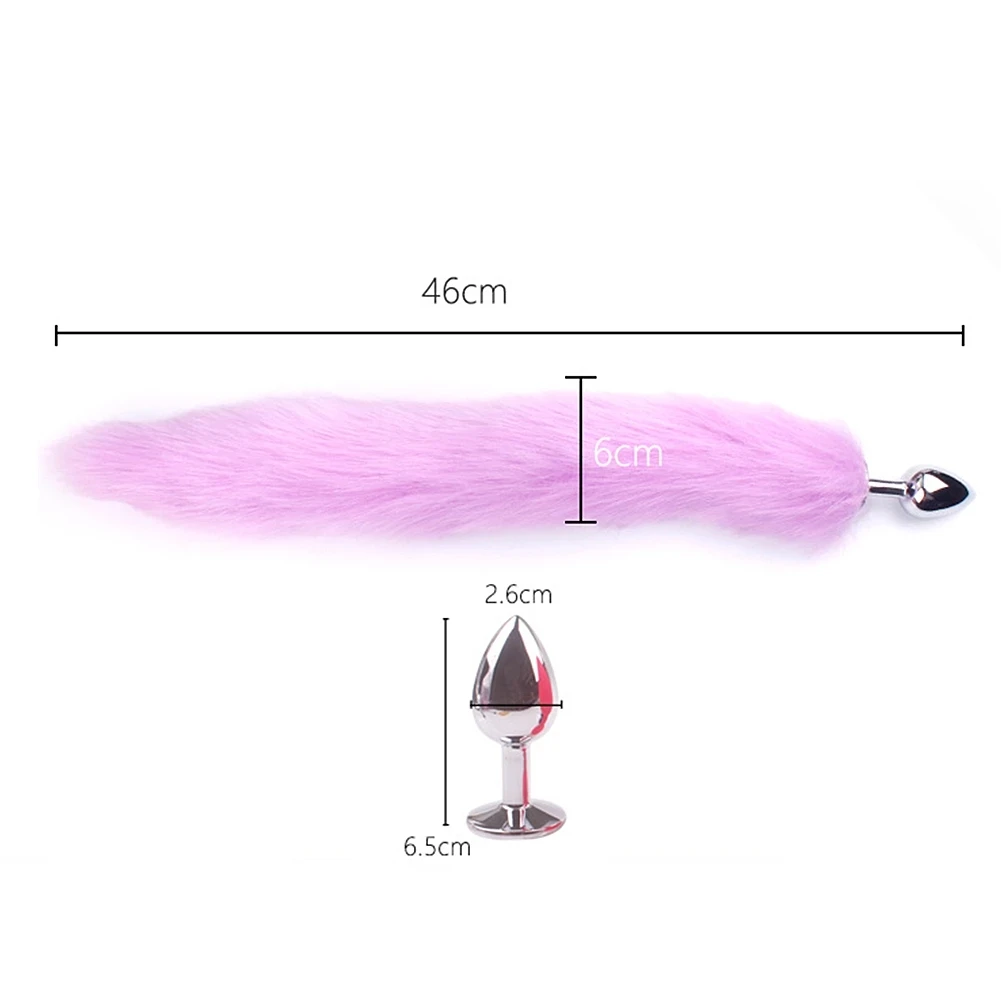 Plug anal queue de renard sexy pour femmes, plug anal en métal, jouets sexuels cosplay, jeux sexuels pour couples, gode flirtant, produits pour adultes de 18 ans et plus