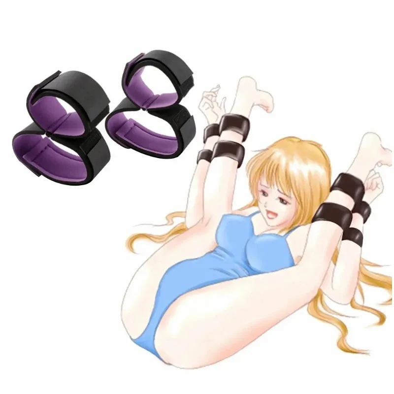 Poignets sexy pour rincer les poignets, jambes ouvertes, jouets à main pour couples, adultes SM Bondage, menottes de retenue sexuelle, outils de chasse, pas de vibromasseurs