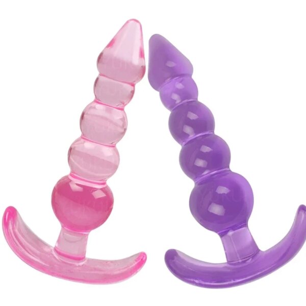 Bouchons anaux en silicone souple pour hommes et femmes, gode, perles anales, massage de la prostate, bouchon sexy unisexe, jouet sexuel pour adultes, jeux – Image 5