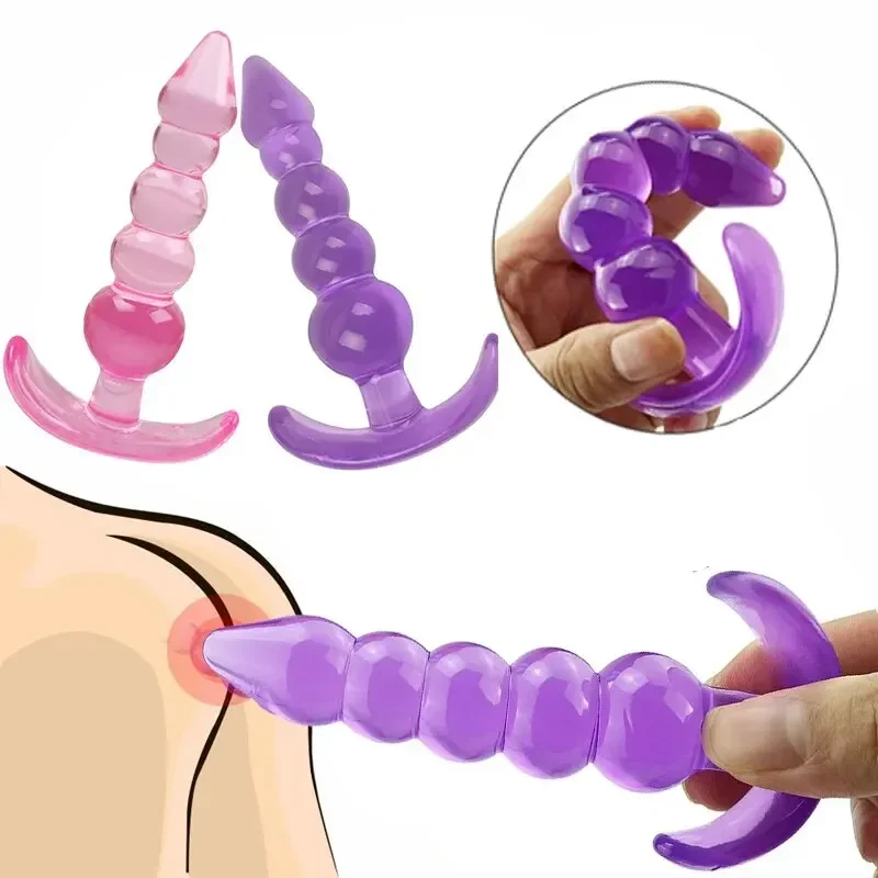 Bouchons anaux en silicone souple pour hommes et femmes, gode, perles anales, massage de la prostate, bouchon sexy unisexe, jouet sexuel pour adultes, jeux