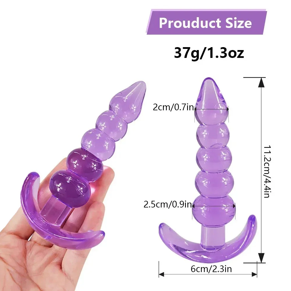 Bouchons anaux en silicone souple pour hommes et femmes, gode, perles anales, massage de la prostate, bouchon sexy unisexe, jouet sexuel pour adultes, jeux