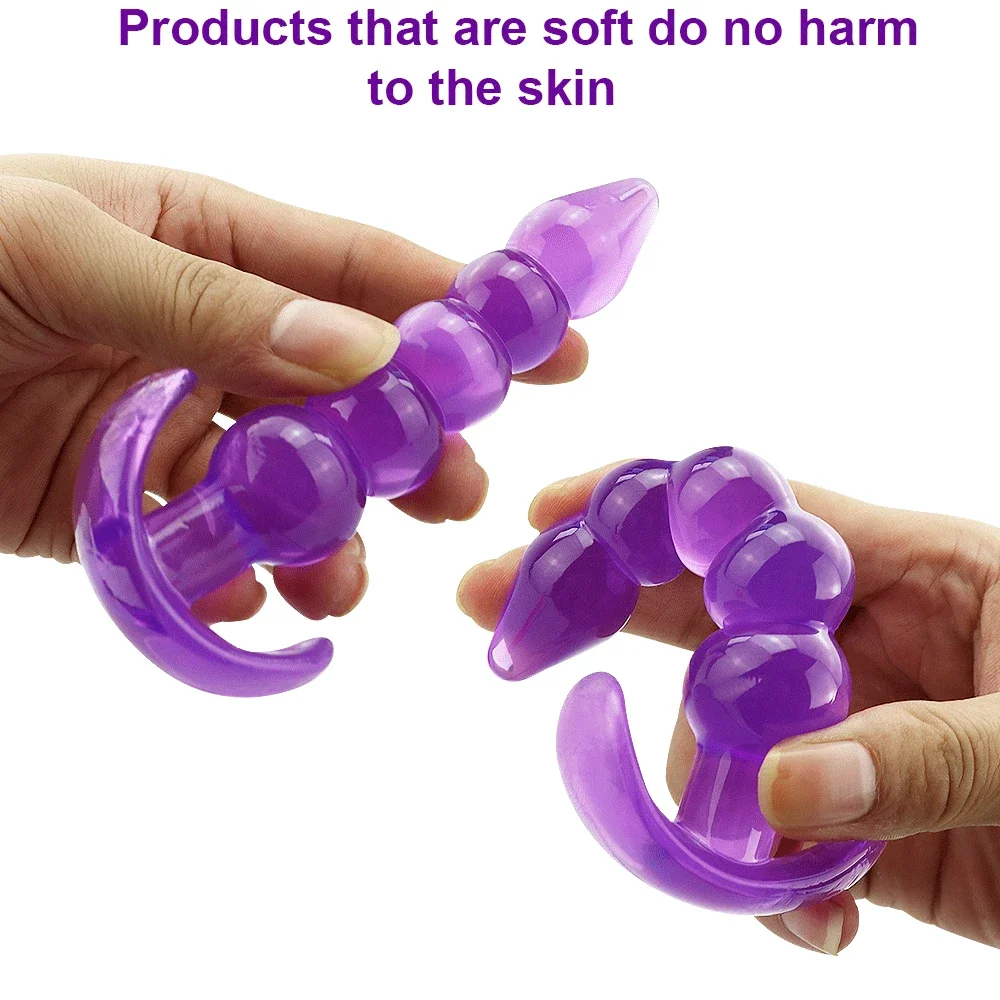 Bouchons anaux en silicone souple pour hommes et femmes, gode, perles anales, massage de la prostate, bouchon sexy unisexe, jouet sexuel pour adultes, jeux