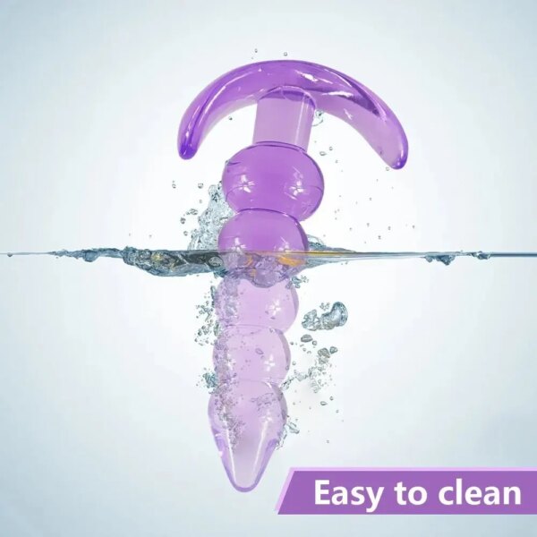Bouchons anaux en silicone souple pour hommes et femmes, gode, perles anales, massage de la prostate, bouchon sexy unisexe, jouet sexuel pour adultes, jeux – Image 3