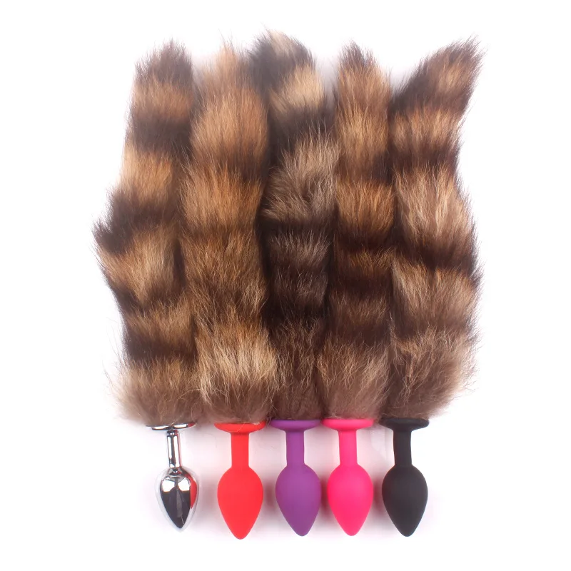 Plug anal queue de renard en gel de pton pour femmes et hommes, jouet anal, plug anal, jouets sexuels, accessoires pour adultes, 7,0