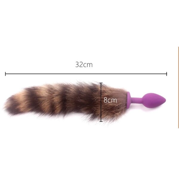Plug anal queue de renard en gel de pton pour femmes et hommes, jouet anal, plug anal, jouets sexuels, accessoires pour adultes, 7,0 – Image 6