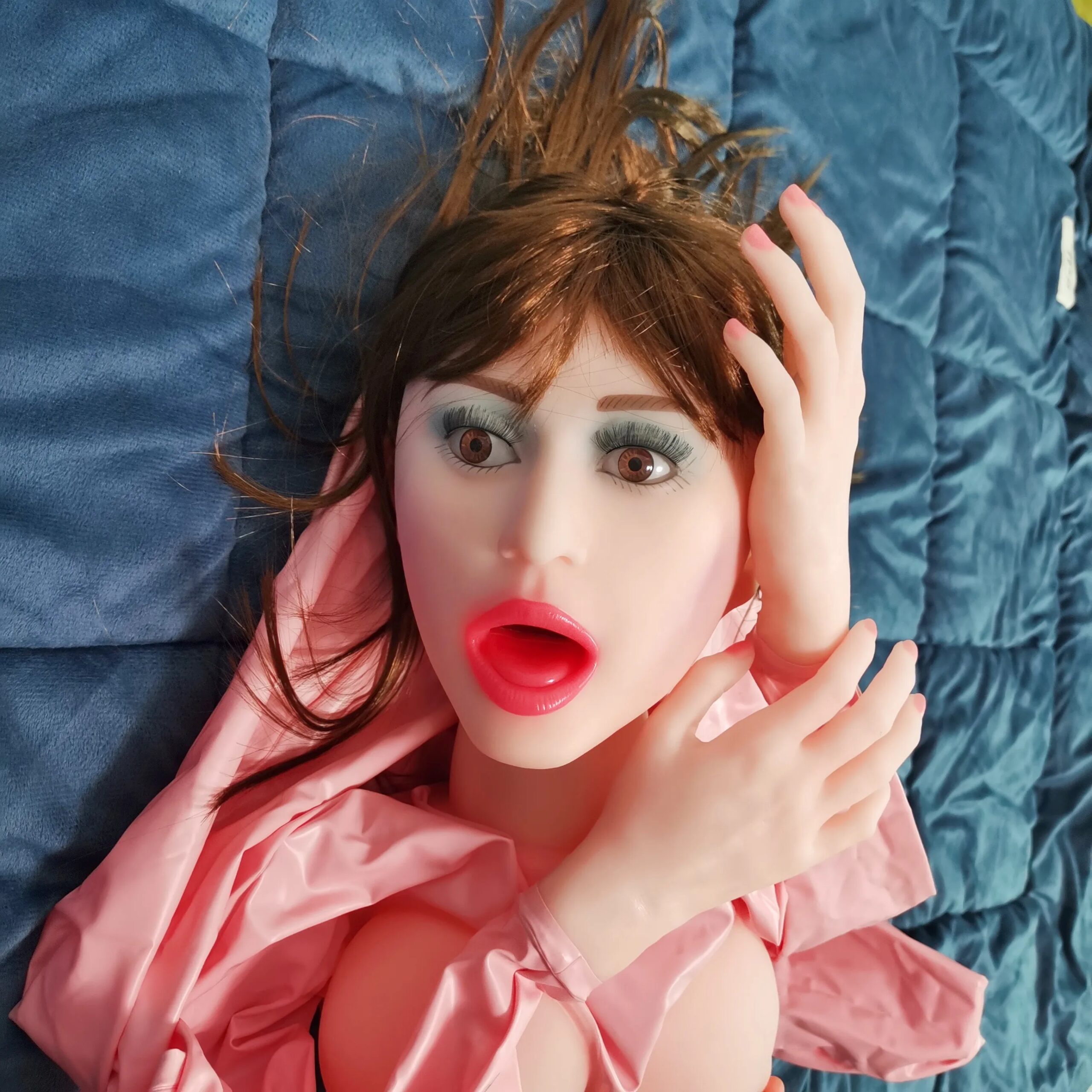 Nokia-Poupées Sexuelles Gonflables Hppy, Jouets pour Hommes, Gestion Réelle, Sexe Oral, Anal, Vaginal, Yeux Bl192., Cheveux Bruns, Mains, Pieds, Délicat