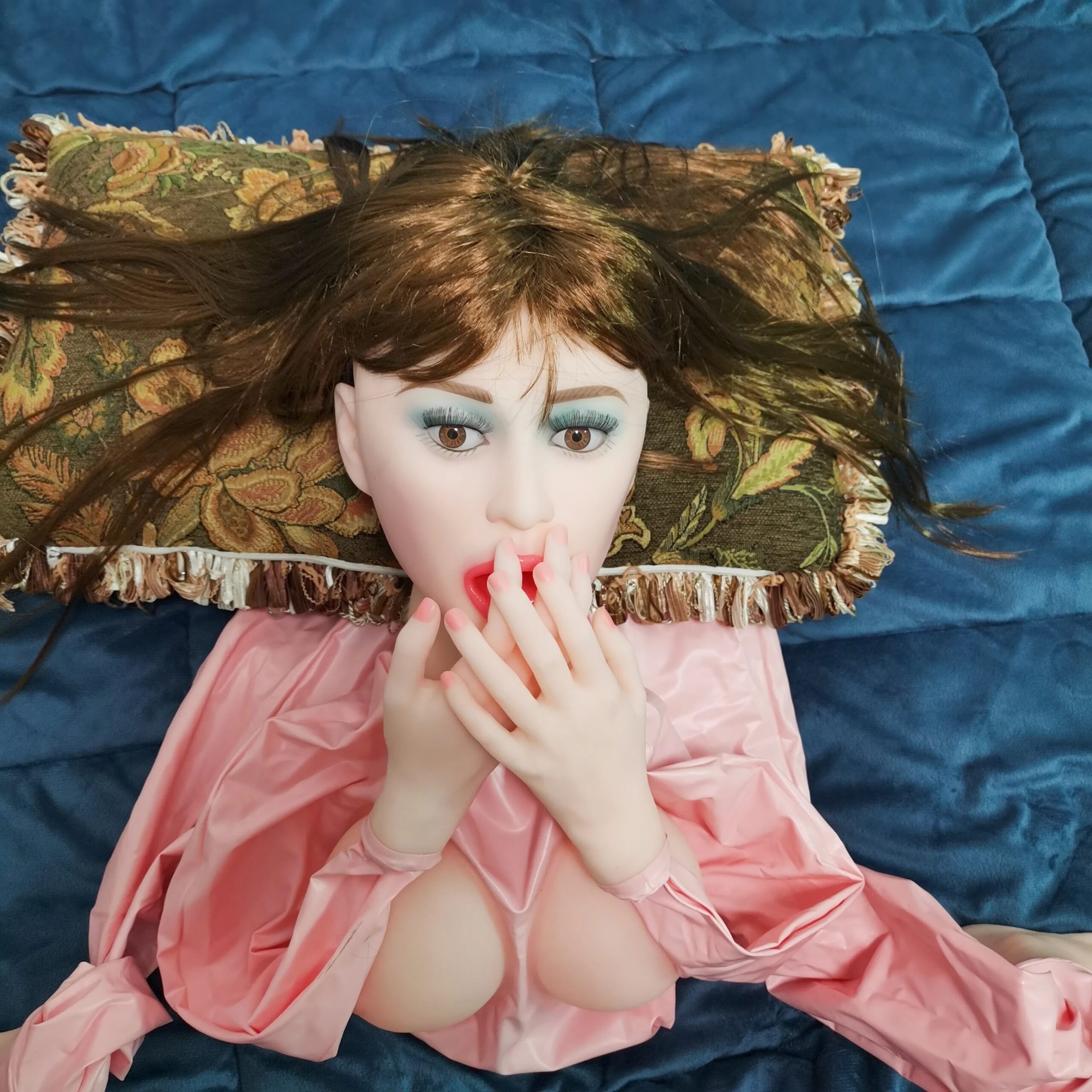 Nokia-Poupées Sexuelles Gonflables Hppy, Jouets pour Hommes, Gestion Réelle, Sexe Oral, Anal, Vaginal, Yeux Bl192., Cheveux Bruns, Mains, Pieds, Délicat