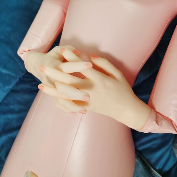Nokia-Poupées Sexuelles Gonflables Hppy, Jouets pour Hommes, Gestion Réelle, Sexe Oral, Anal, Vaginal, Yeux Bl192., Cheveux Bruns, Mains, Pieds, Délicat – Image 6