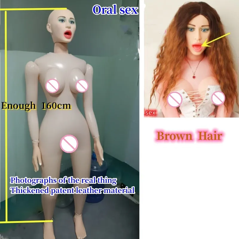 Nokia Hppy-Poupée Gonflable 3 en 1 avec Gros Seins, Poupée Sexuelle Épaissie, Extra Haute, Oral et Anal, Petite Amie Homme, Mastyellar ator, M4 Complet