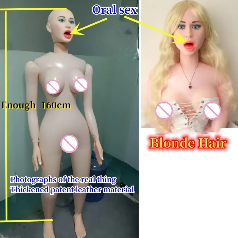 Nokia Hppy-Poupée Gonflable 3 en 1 avec Gros Seins, Poupée Sexuelle Épaissie, Extra Haute, Oral et Anal, Petite Amie Homme, Mastyellar ator, M4 Complet