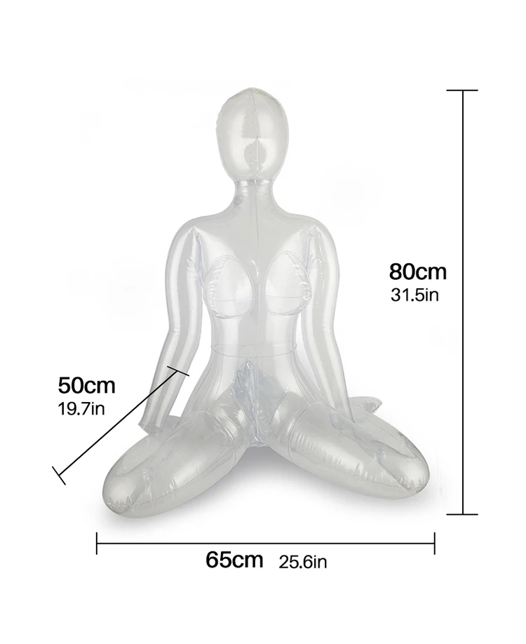 Poupée de sexe gonflable pour hommes, ensemble de poche réaliste pour vagin, chatte masturbateur, Transparent, Style dessin animé, jouet sexuel pour hommes