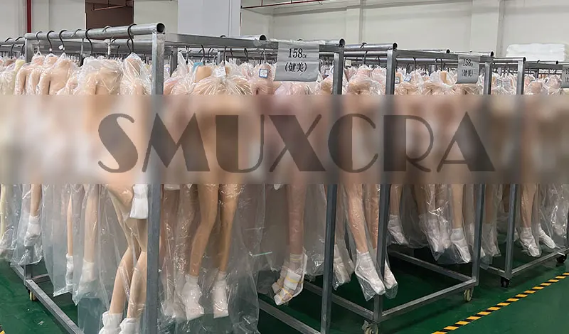 SMUXCRA-Poupée Sexuelle Gonflable à 3 Voies, Version de Simulation Complète Avancée, miles du Corps, Sexy, Cheveux Automatiques