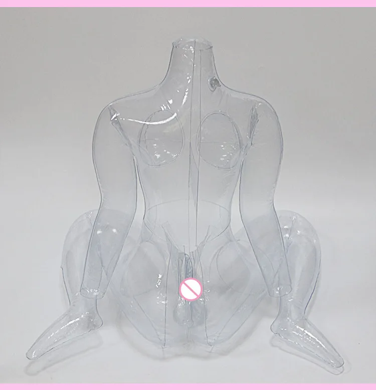 Porte-canon gonflable en cuir pour hommes, transparent, M jambes, beurre peint, adulte, érotique, masturbateur masculin