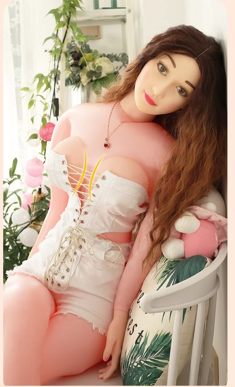 Jouets sexuels gonflables intelligents pour hommes et femmes, vagin réaliste, gros seins, vagin Él, tasse d'avion, mastylunk, voix