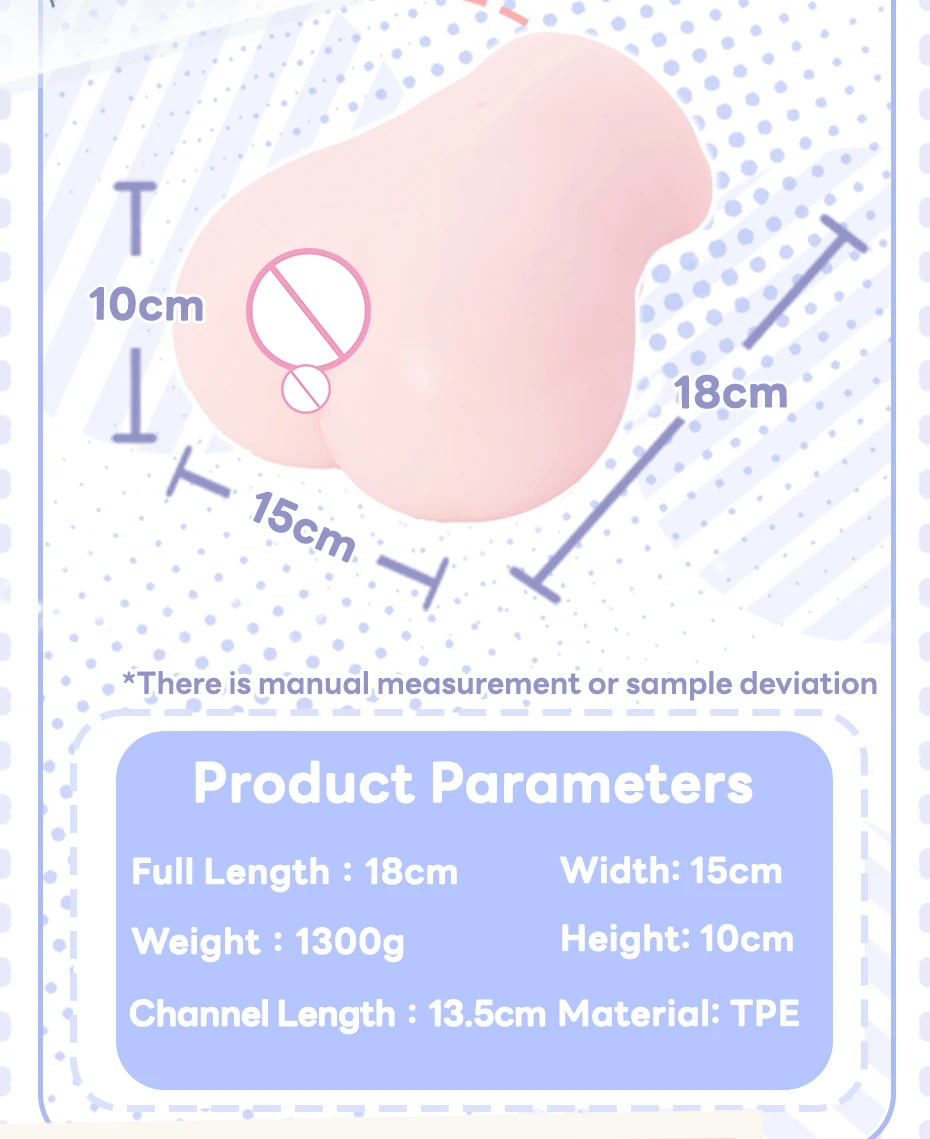 YUU-Mastyellar Butter Anal Sex Toy, Anus Artificiel, Fesses Masculines, Vraies Poupées, Onahole, Produit Adulte, 7.0