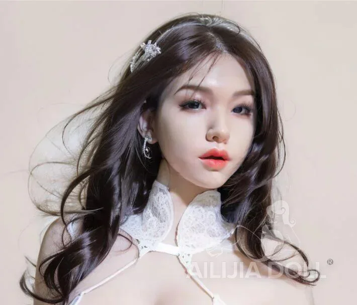 ROS-Tête de mannequin réaliste en silicone, jouet sexuel Chev, fellation implantée
