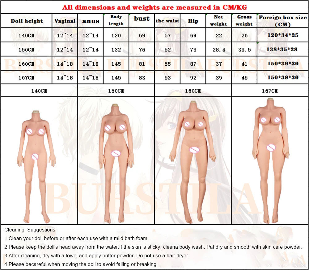 BANLV-Poupée Sexuelle en Silicone TPE pour Homme, Jouet Sexuel de 160cm, avec Grosse Poitrine, Cul, Énormes Seins