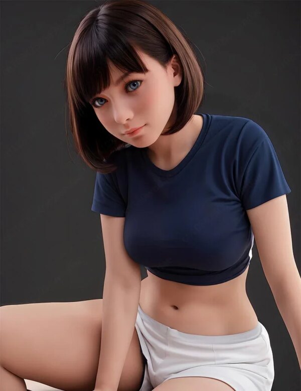 Poupées japonaises Bambole en silicone, 3 trous, grande poitrine, taille réelle, sexe, beurre, corps, vagin, masturbation zones me Poupee – Image 4
