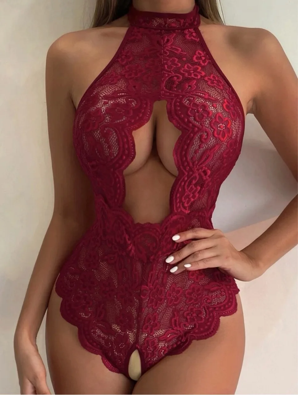 Robe sexy en dentelle pour femmes, vêtements porno, lingerie transparente, vêtements de nuit sexy pour le sexe, olympiques de sous-vêtements, 7.0