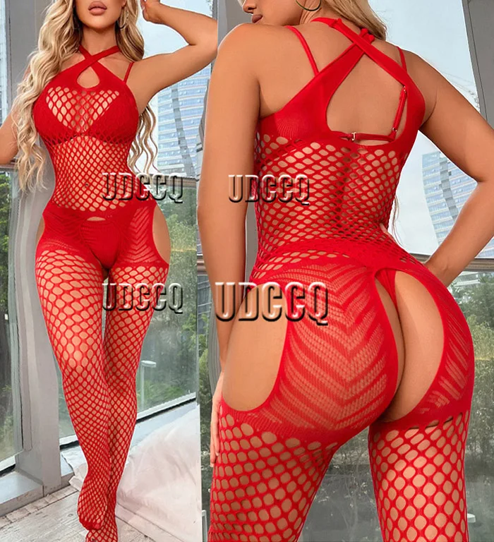 Lingerie sexy pour femmes, vêtements de Noël, sous-vêtements, chemises LencBR, meilleurs vêtements de nuit, exotique, grande taille, babydoll, rouge