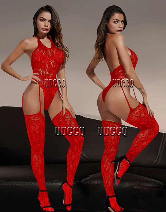 Lingerie sexy pour femmes, vêtements de Noël, sous-vêtements, chemises LencBR, meilleurs vêtements de nuit, exotique, grande taille, babydoll, rouge
