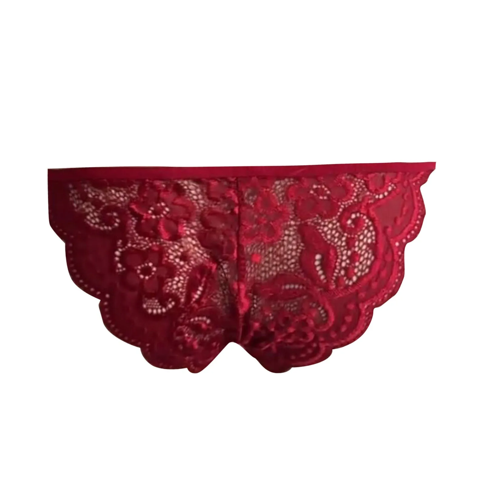 Lingerie sexy en dentelle pour femmes, ensemble deux pièces, nuisettes avec string, lingerie brodée, tentation, grande taille