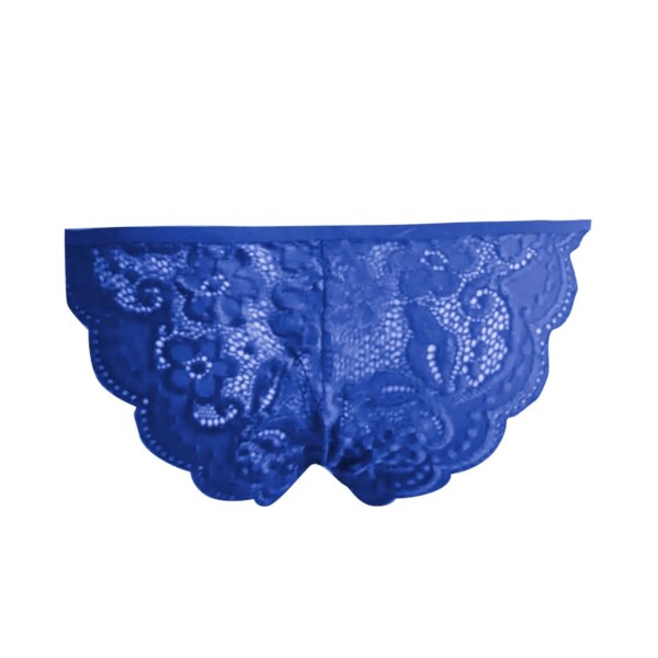 Lingerie sexy en dentelle pour femmes, ensemble deux pièces, nuisettes avec string, lingerie brodée, tentation, grande taille – Image 5