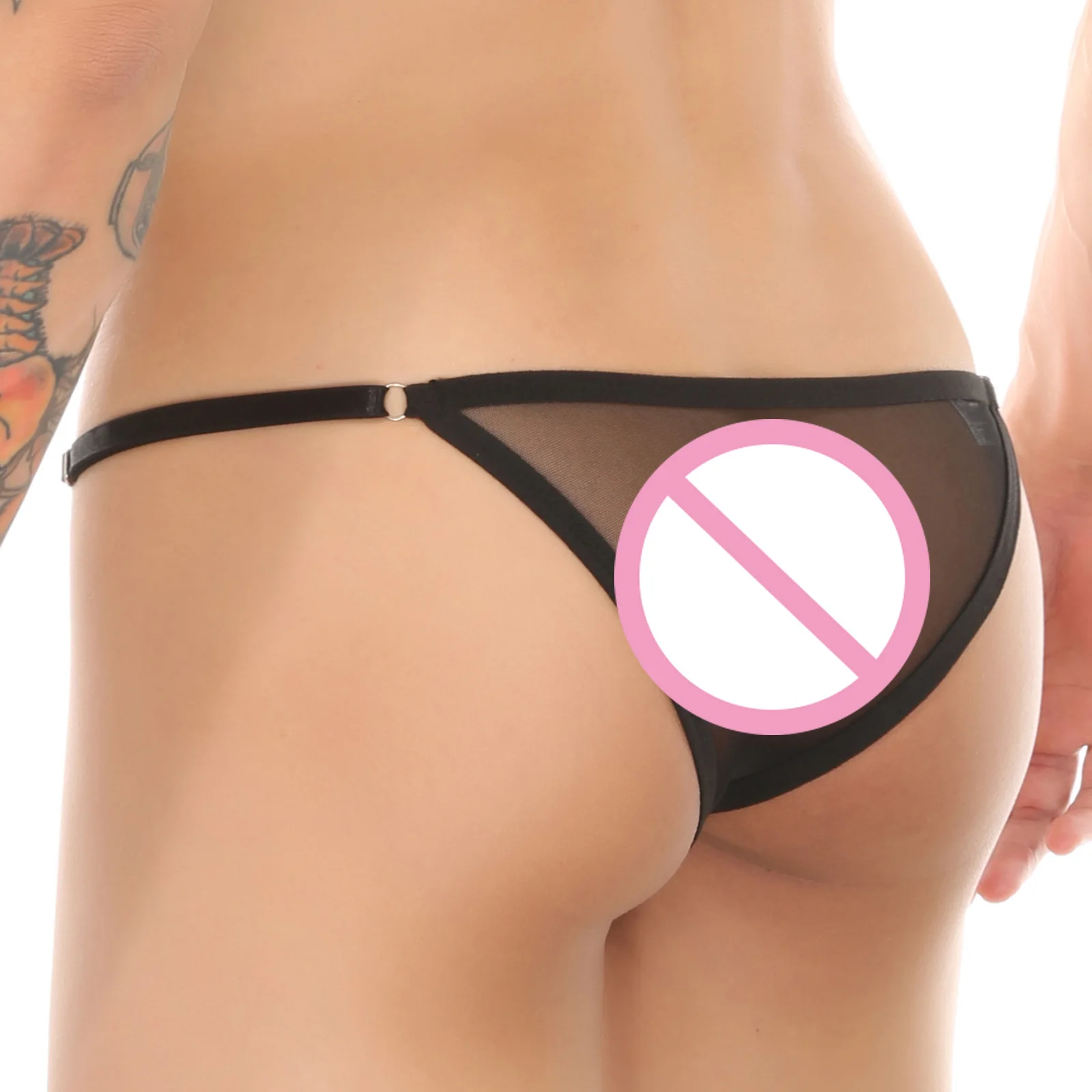 Sous-vêtements Sexy en dentelle pour homme, sous-vêtements érotiques, String G, CLEVER-MENMODE