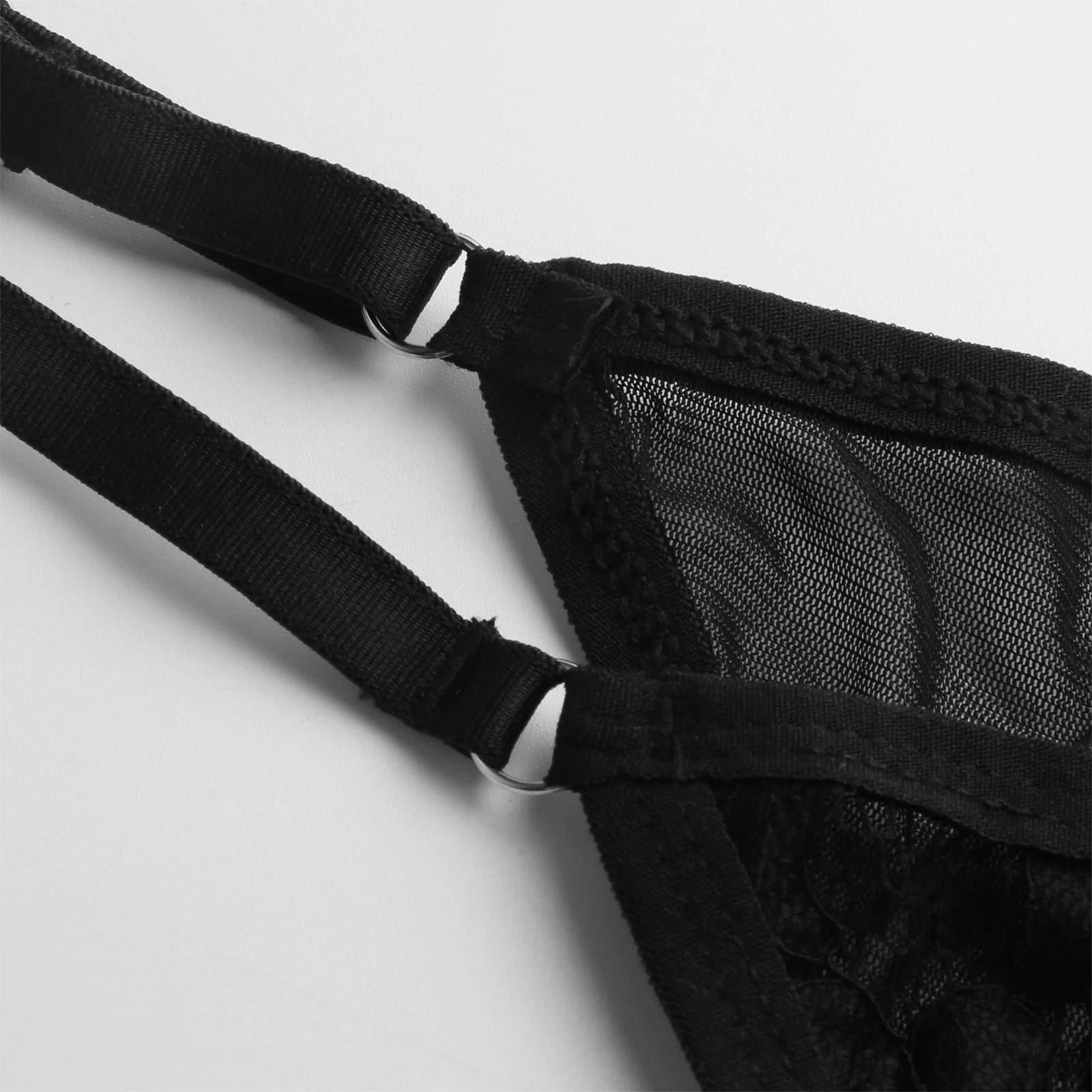 Sous-vêtements Sexy en dentelle pour homme, sous-vêtements érotiques, String G, CLEVER-MENMODE