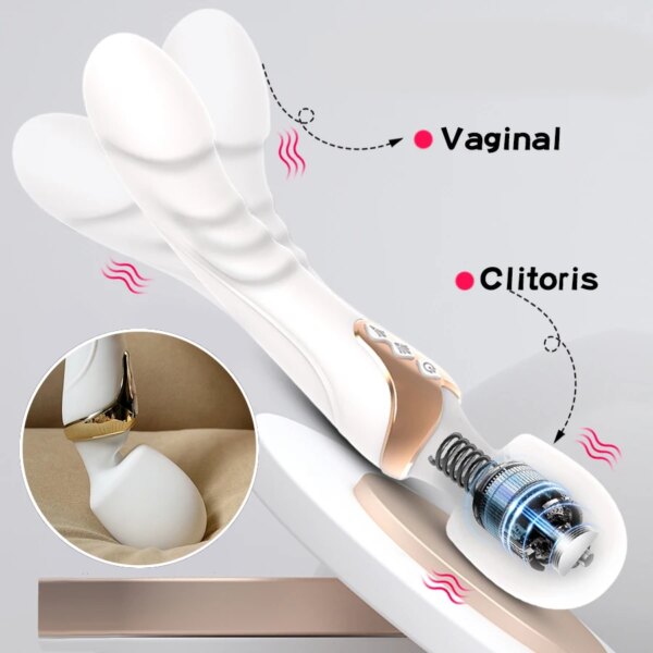 Godemiché vibrateur AV puissant pour femmes, baguette magique, 10 Modes, stimulateur de Clitoris, point G, masseur vaginal, jouets sexuels pour adultes – Image 3