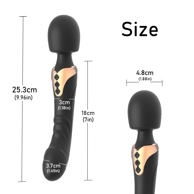 Godemiché vibrateur AV puissant pour femmes, baguette magique, 10 Modes, stimulateur de Clitoris, point G, masseur vaginal, jouets sexuels pour adultes