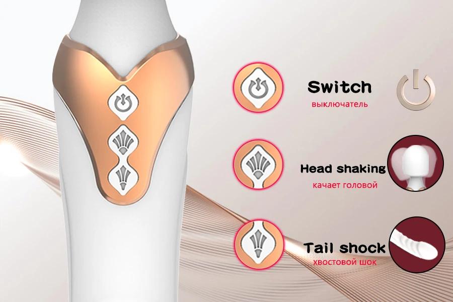 Godemiché vibrateur AV puissant pour femmes, baguette magique, 10 Modes, stimulateur de Clitoris, point G, masseur vaginal, jouets sexuels pour adultes