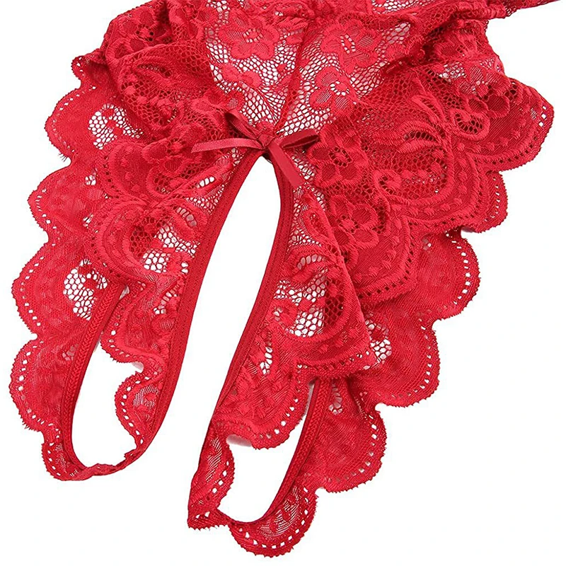 Sous-vêtements en dentelle sans entrejambe pour femmes, soutien-gorge ouvert en V profond, Teddy transparent, Costumes sexy, Robe bébé beurre, Porno, découpe, 7.0 Sous-vêtements en dentelle sans entrejambe pour femmes, soutien-gorge ouvert en V profond, Teddy transparent, Costumes sexy, Robe bébé beurre, Porno, découpe, 7.0