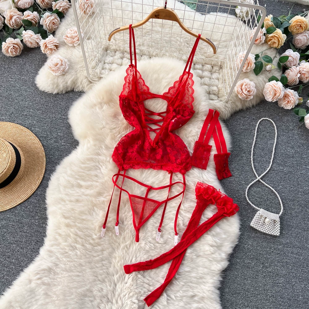 MiniInTheBox LGIO-Soutien-Gorge Transparent en Dentelle Florale pour Femme, Slip Trempé, Sous-Vêtements Moulants à la Mode, Ensemble de Bas Sexy, InDispensLingerie, 7.0, 3 Pièces MiniInTheBox LGIO-Soutien-Gorge Transparent en Dentelle Florale pour Femme, Slip Trempé, Sous-Vêtements Moulants à la Mode, Ensemble de Bas Sexy, InDispensLingerie, 7.0, 3 Pièces