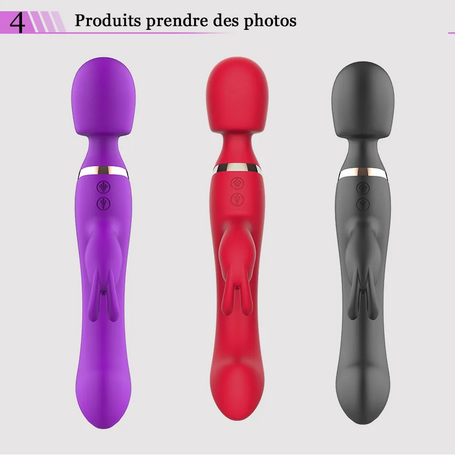 Vibromasseur gode pour femme, gros anciers AV, baguette magique, masseur de corps pour fille, jouets sexuels pour femme, produits sexuels féminins, anticlitoris