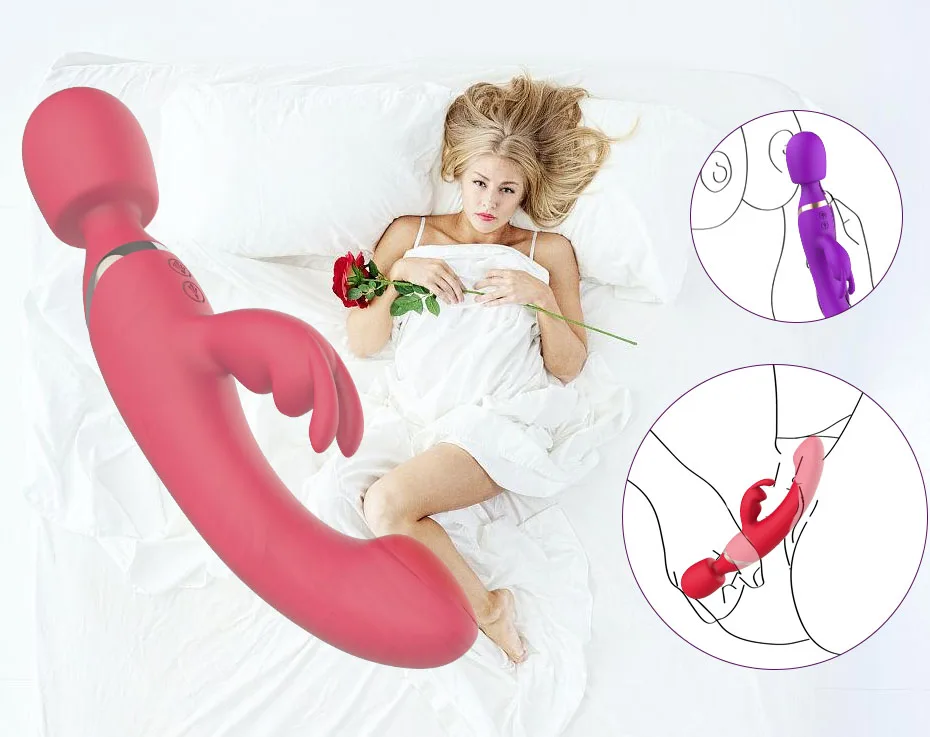 Vibromasseur gode pour femme, gros anciers AV, baguette magique, masseur de corps pour fille, jouets sexuels pour femme, produits sexuels féminins, anticlitoris