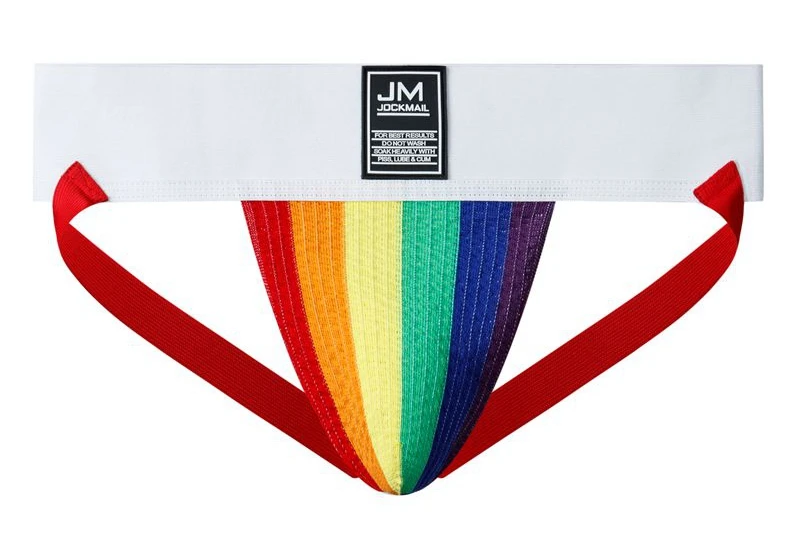 Sous-vêtements Sexy en coton pour hommes, Jockstrap arc-en-ciel, slips pour hommes g tring, Slip pour hommes Gay, sous-vêtements, string, pochette en maille Sous-vêtements Sexy en coton pour hommes, Jockstrap arc-en-ciel, slips pour hommes g tring, Slip pour hommes Gay, sous-vêtements, string, pochette en maille