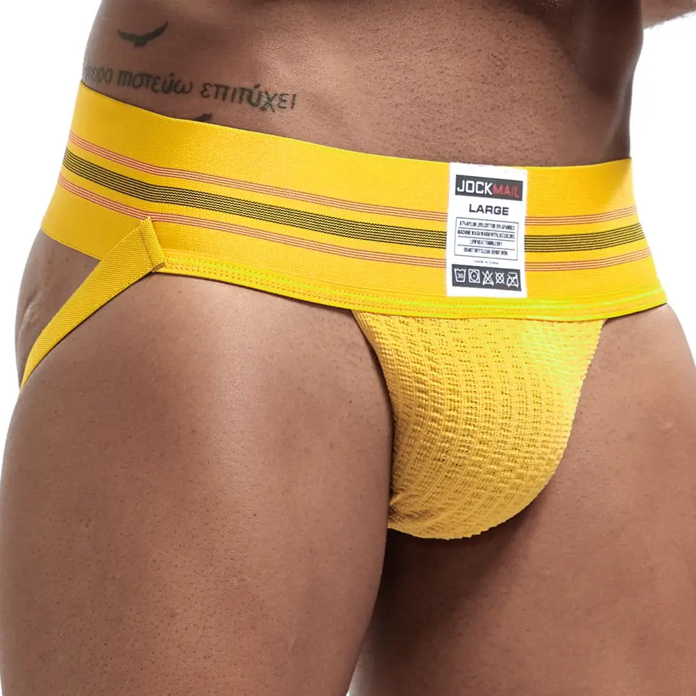 Sous-vêtements Sexy en coton pour hommes, Jockstrap arc-en-ciel, slips pour hommes g tring, Slip pour hommes Gay, sous-vêtements, string, pochette en maille Sous-vêtements Sexy en coton pour hommes, Jockstrap arc-en-ciel, slips pour hommes g tring, Slip pour hommes Gay, sous-vêtements, string, pochette en maille