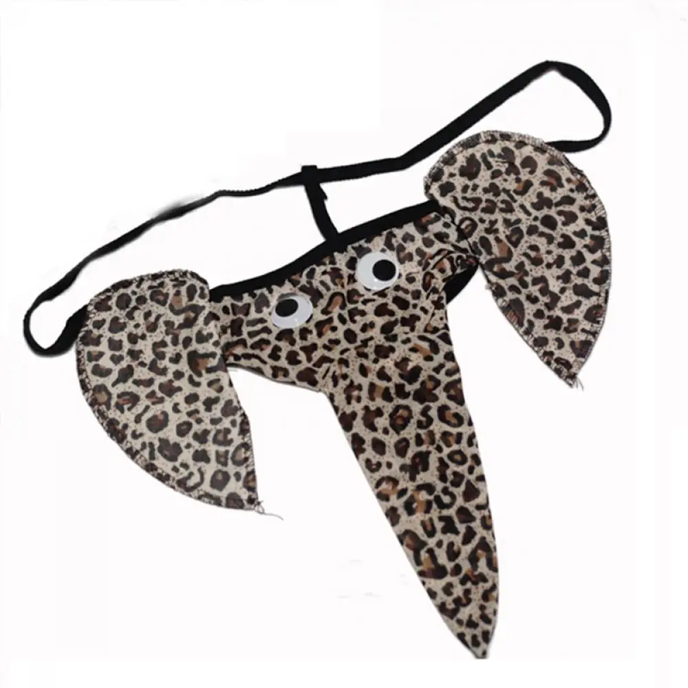 Slip Sexy t-back avec poche bombée, string éléphant, sous-vêtements tanga