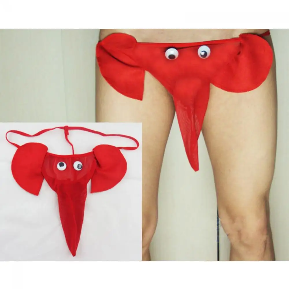 Slip Sexy t-back avec poche bombée, string éléphant, sous-vêtements tanga