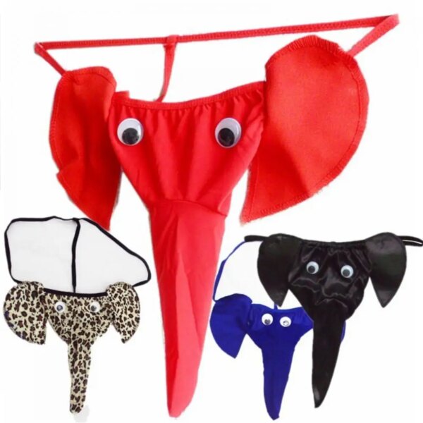 Slip Sexy t-back avec poche bombée, string éléphant, sous-vêtements tanga – Image 5