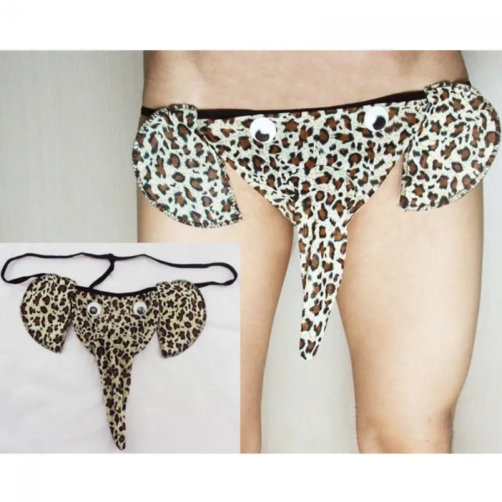 Slip Sexy t-back avec poche bombée, string éléphant, sous-vêtements tanga