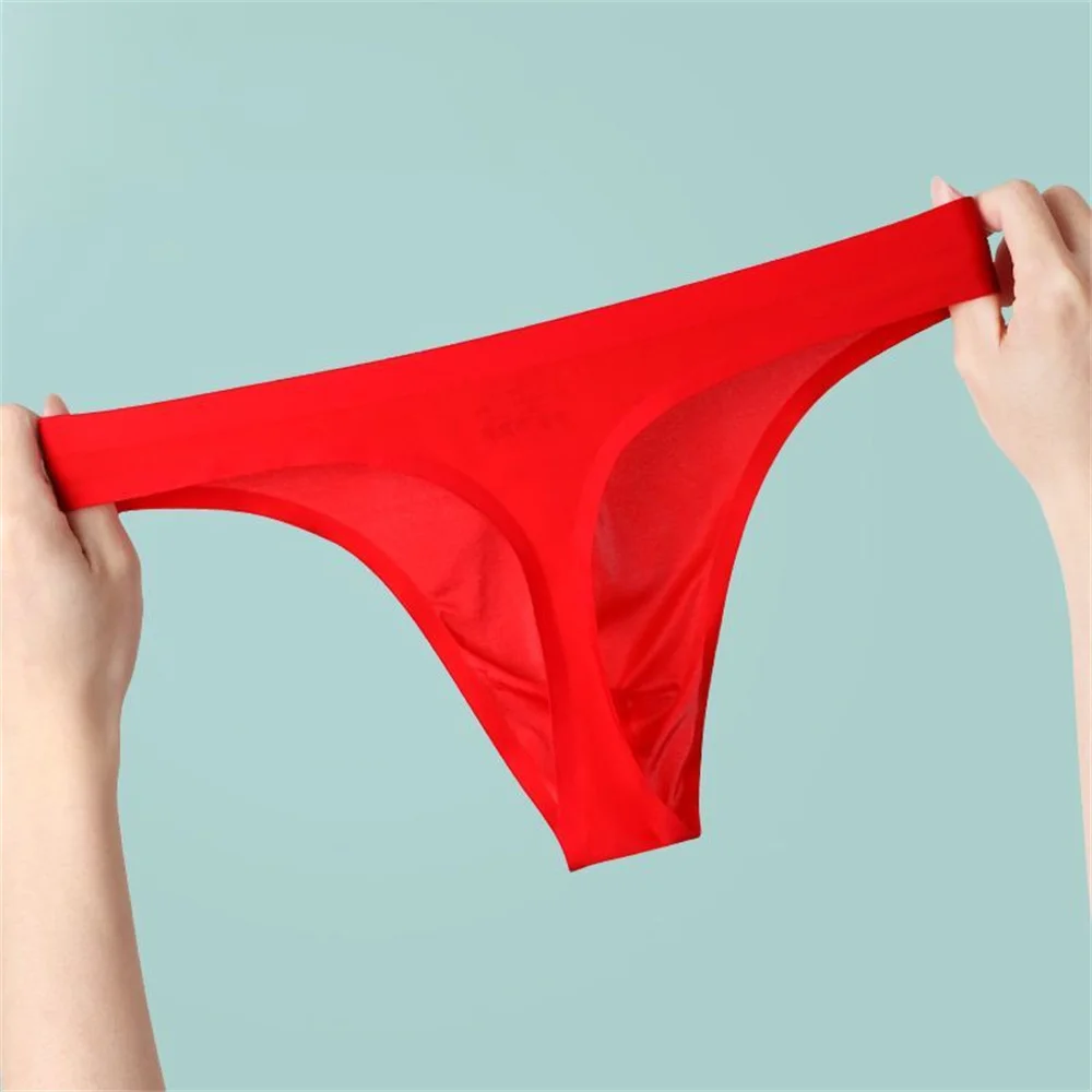 String sexy sans couture pour hommes, culotte masculine, string ultra fin, sport, fitness, poudres bombées, taille basse, grande taille