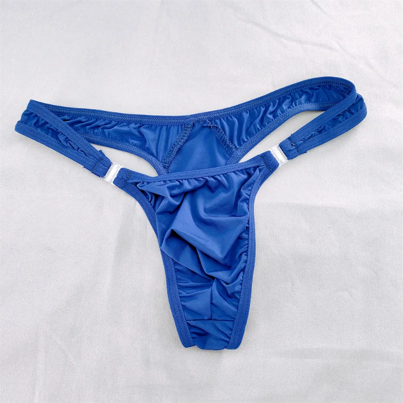 InjSexy-String en Forme de Pénis pour Homme, Taille Basse, Poignées Amovibles, Haute artificiel asticité, Ultra-Mince, Sous-Vêtements Gay