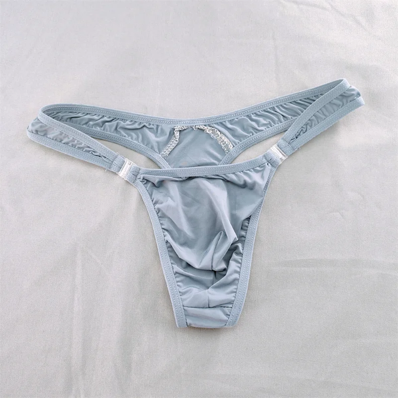InjSexy-String en Forme de Pénis pour Homme, Taille Basse, Poignées Amovibles, Haute artificiel asticité, Ultra-Mince, Sous-Vêtements Gay