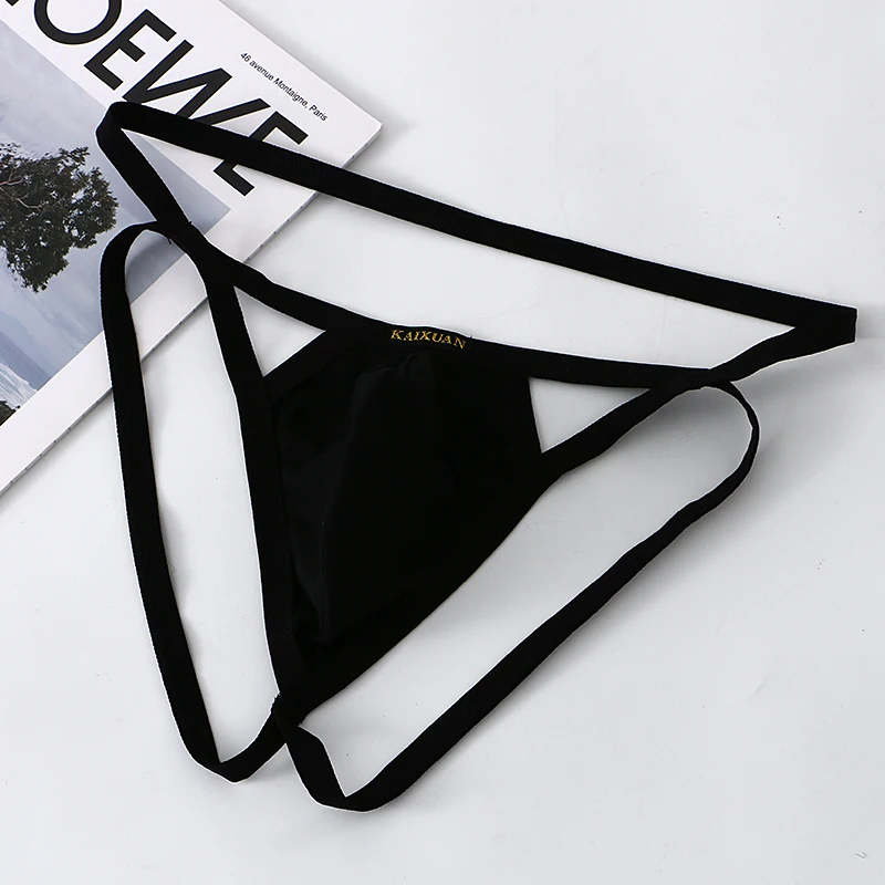 String en coton respirant pour hommes, string sexy, sous-vêtements string