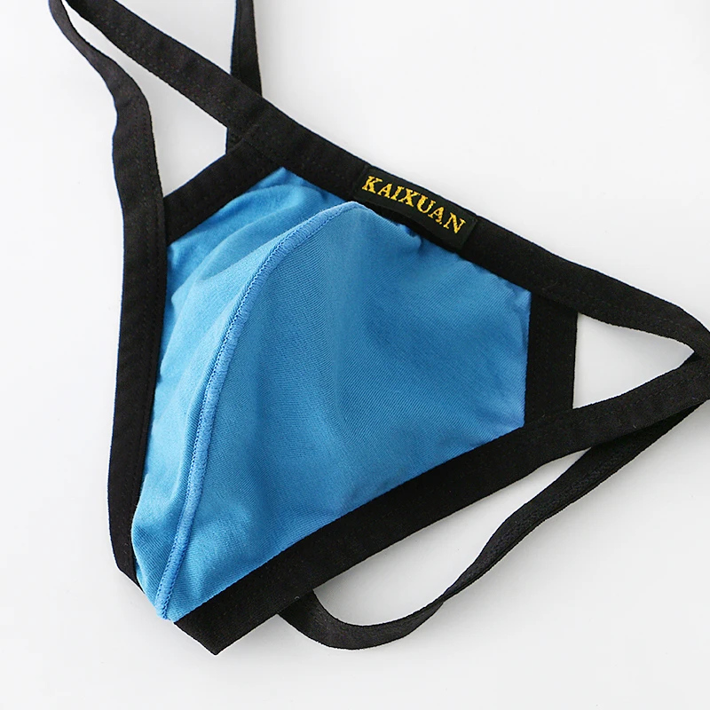 String en coton respirant pour hommes, string sexy, sous-vêtements string