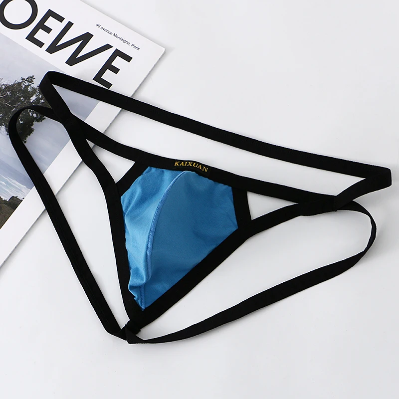 String en coton respirant pour hommes, string sexy, sous-vêtements string