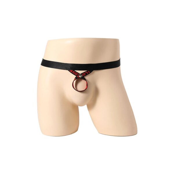 String taille basse pour homme, super mini culotte, string dos nu, ceinture élastique, coupe haute, bikini, sous-vêtement, lingerie sexy, 7.0 – Image 4